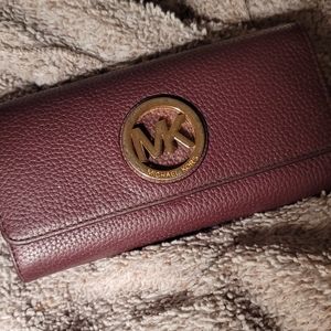 Michael Kors Burgundy Wallet